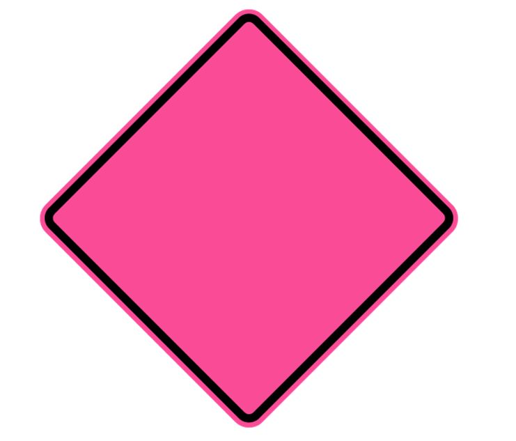 AmeriViz 48 PINK REFL ROLLUP SIGN CUSTOM LEGENDS / RIBS FLAGS, SIGNS