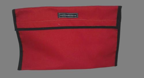 Ameri-Viz 12X18 FABRIC VEST BAG - RED