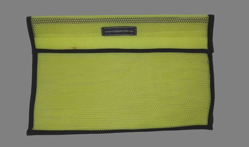 Ameri-Viz 12X18 VINYL COATED MESH VEST BAG - LIME