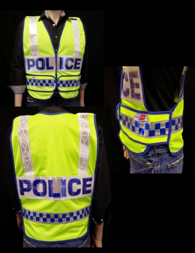 Ameri-Viz ANSI CL2 LAW VEST/LIME/4X12/3X6 PANEL/HOOK SIDES