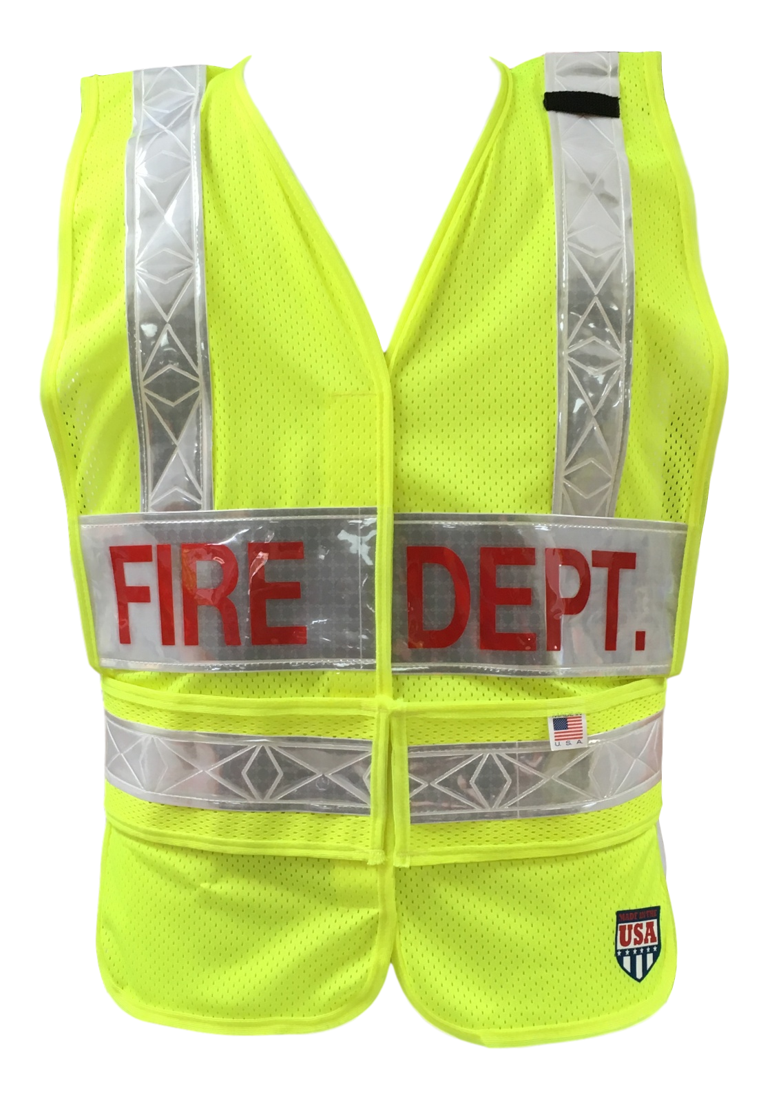 AmeriViz LIMEPUBLIC SAFETY VEST/2LP/HS SAFETY APPAREL SAFETY VEST